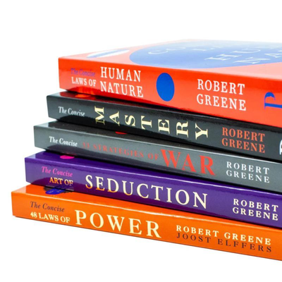 5-Book Set (CONCISE EDITIONS) | 48 Laws of Power, Art of Seduction, Mastery & More