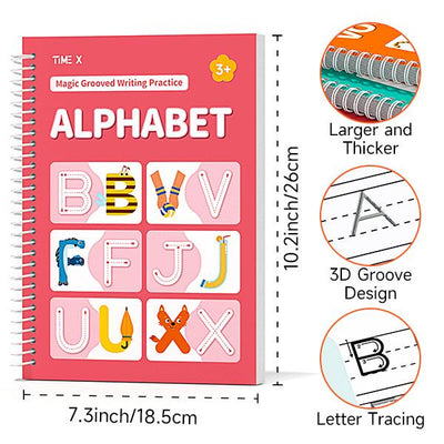 Kira® Reusable Grooved Handwriting Workbook