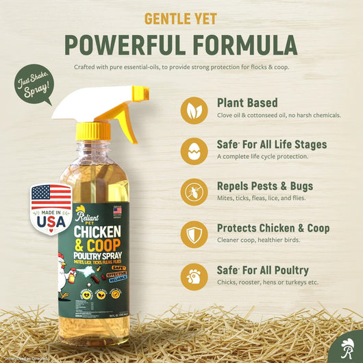 Kira® Chicken and Coop Poultry Spray